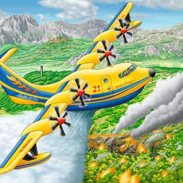Jigsaw 3 x 49pc - Ravensburger - Above the Clouds