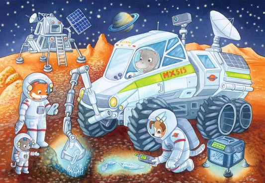Jigsaw 2 x 24pc - Ravensburger - Animals in Space