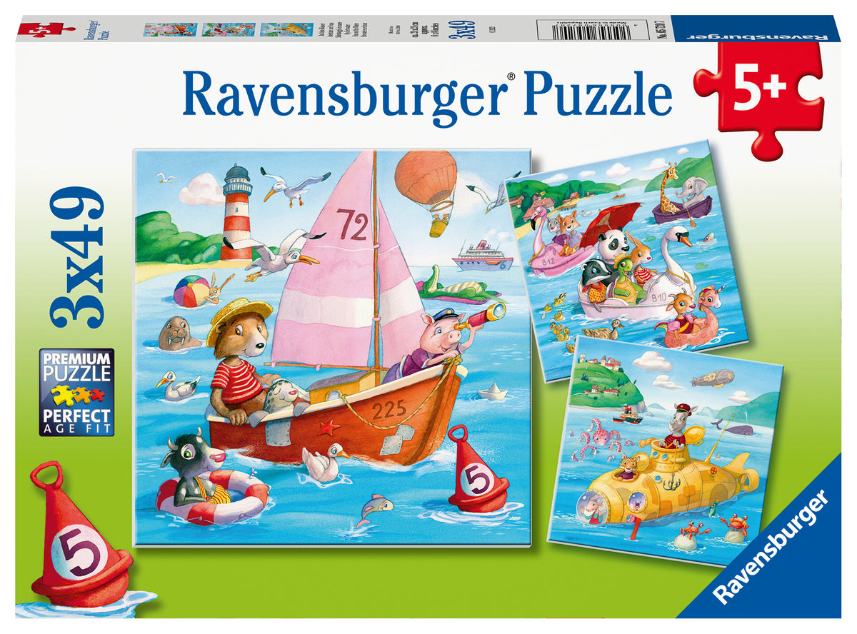 Jigsaw 3 x 49pc - Ravensburger - Fun on the Water