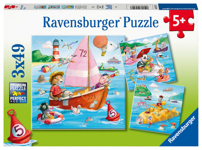 Jigsaw 3 x 49pc - Ravensburger - Fun on the Water