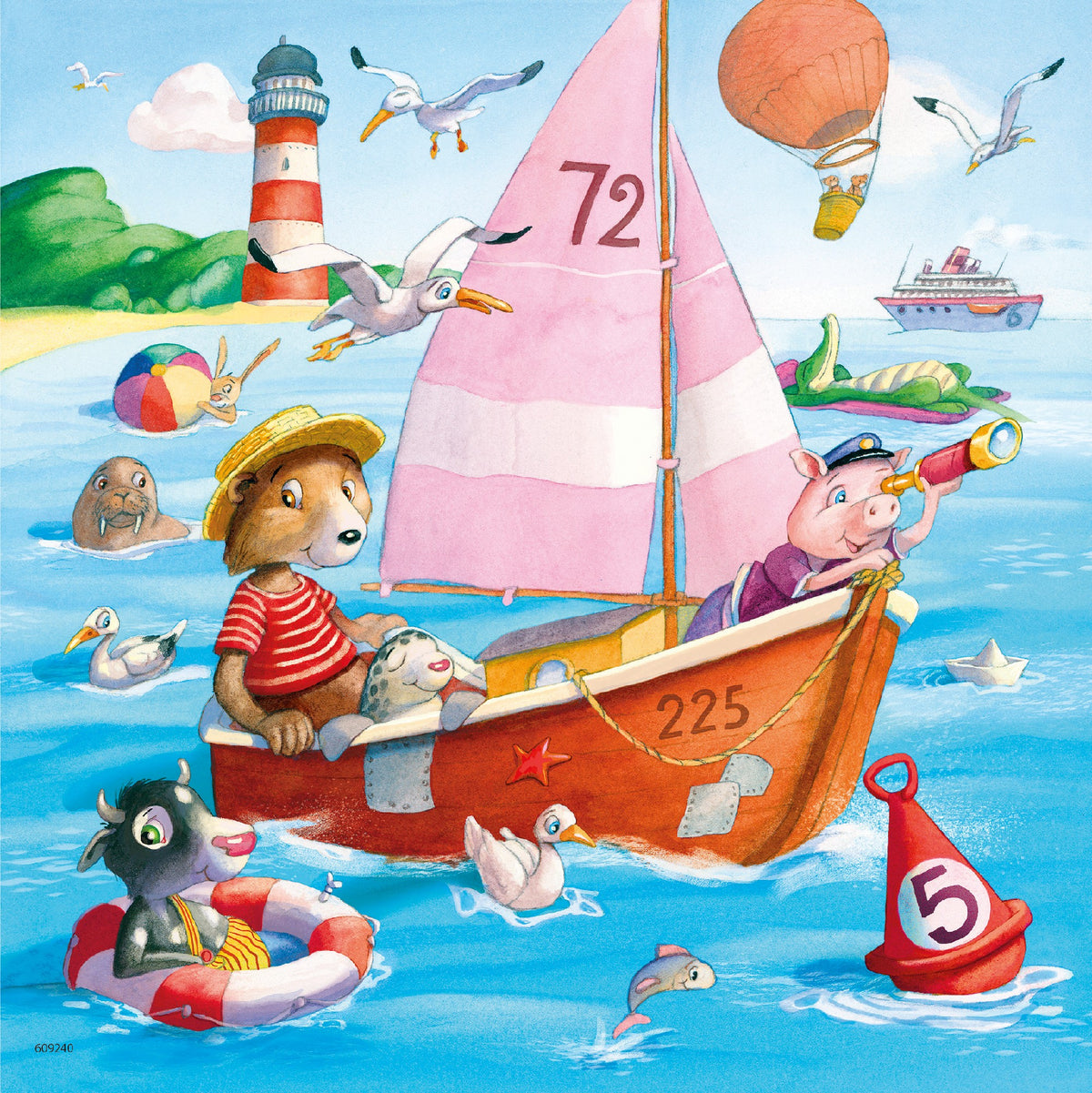 Jigsaw 3 x 49pc - Ravensburger - Fun on the Water