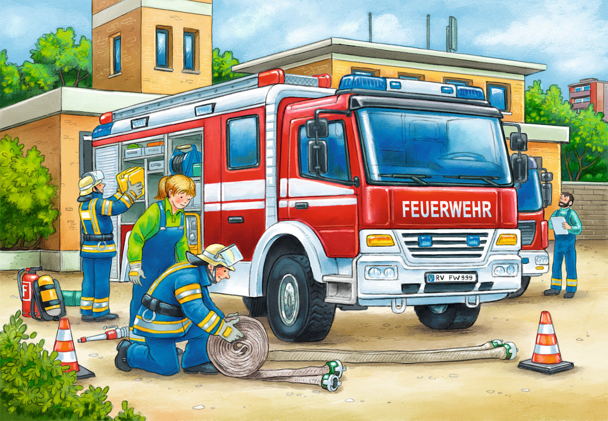 Jigsaw 2 x 12pc - Ravensburger - Police and Firefighters