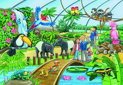 Jigsaw 2 x 24pc - Ravensburger - Welcome to the Zoo