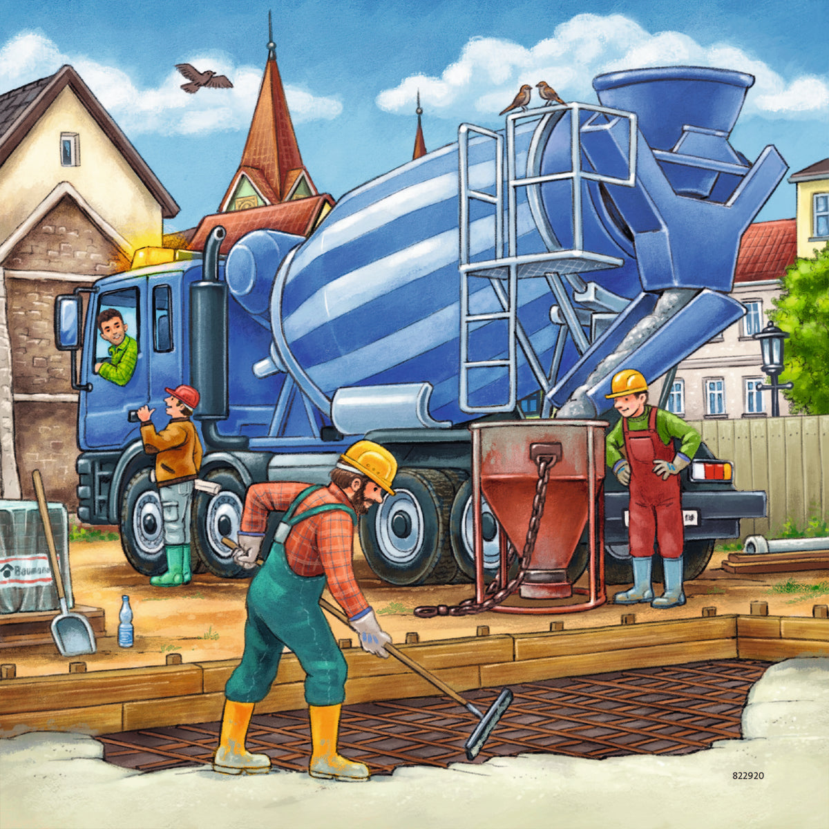 Jigsaw 3 x 49pc - Ravensburger - Large Construction Vehicles