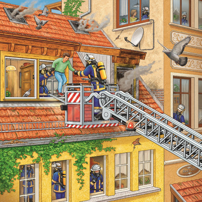 Jigsaw 3 x 49pc - Ravensburger - Fire Brigade Run