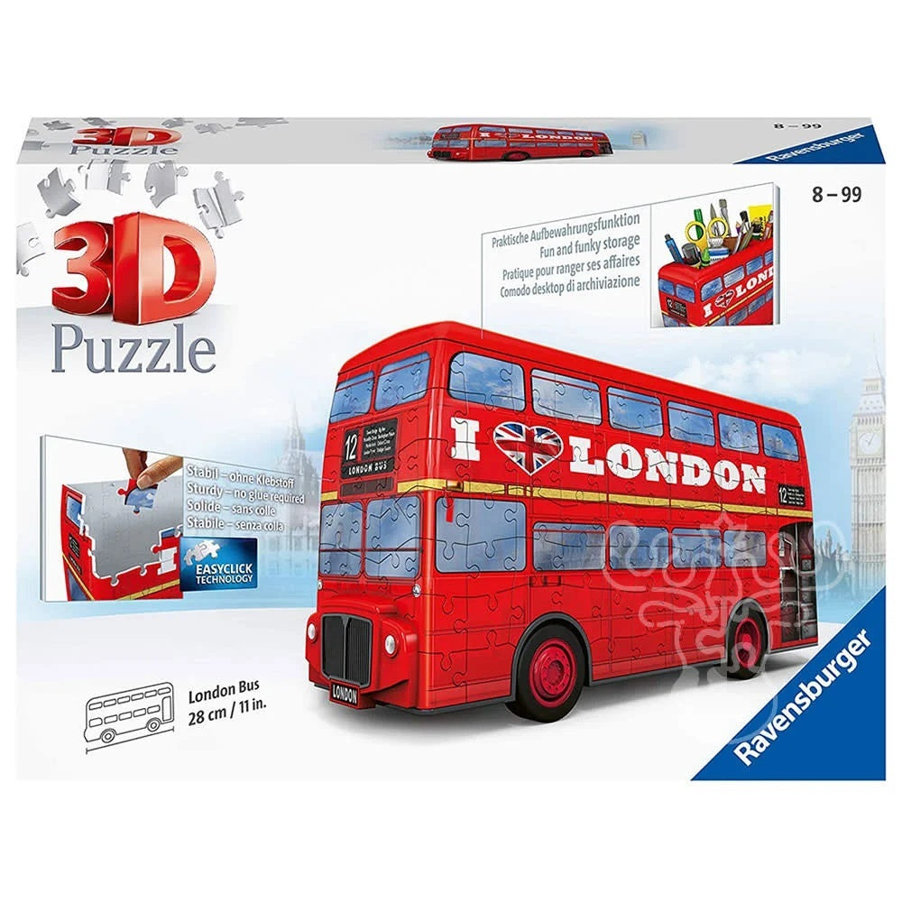 3D Puzzle 216pc - Ravensburger - London Bus