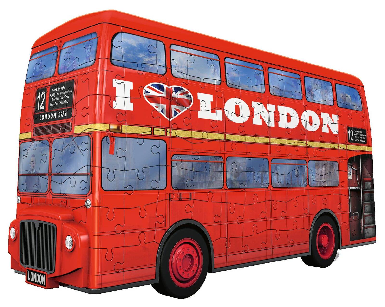 3D Puzzle 216pc - Ravensburger - London Bus