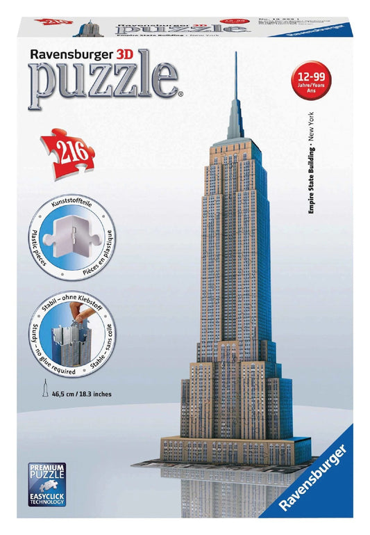 3d Puzzle 216pc - Ravensburger - Empire State Biulding