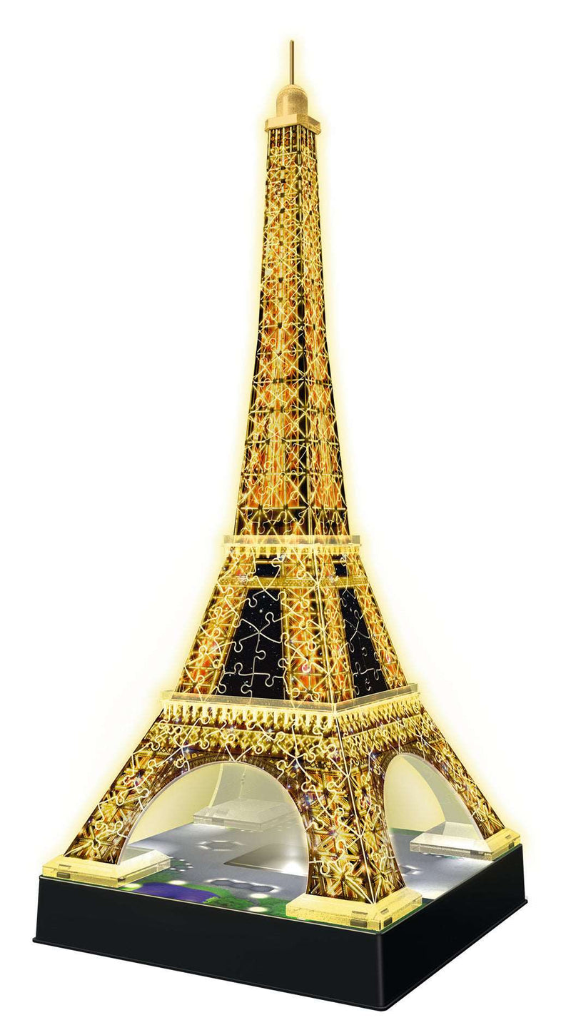 3D Puzzle 216pc - Ravensburger - Effel Tower at Night Edition