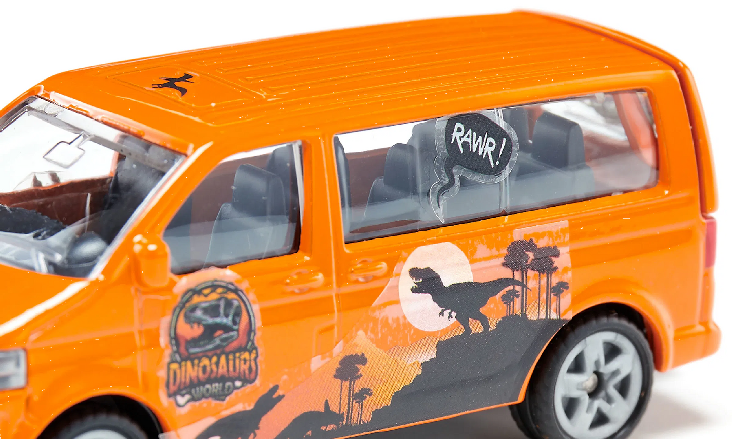 Siku 1070 VW Van with Dinosaur Stickers