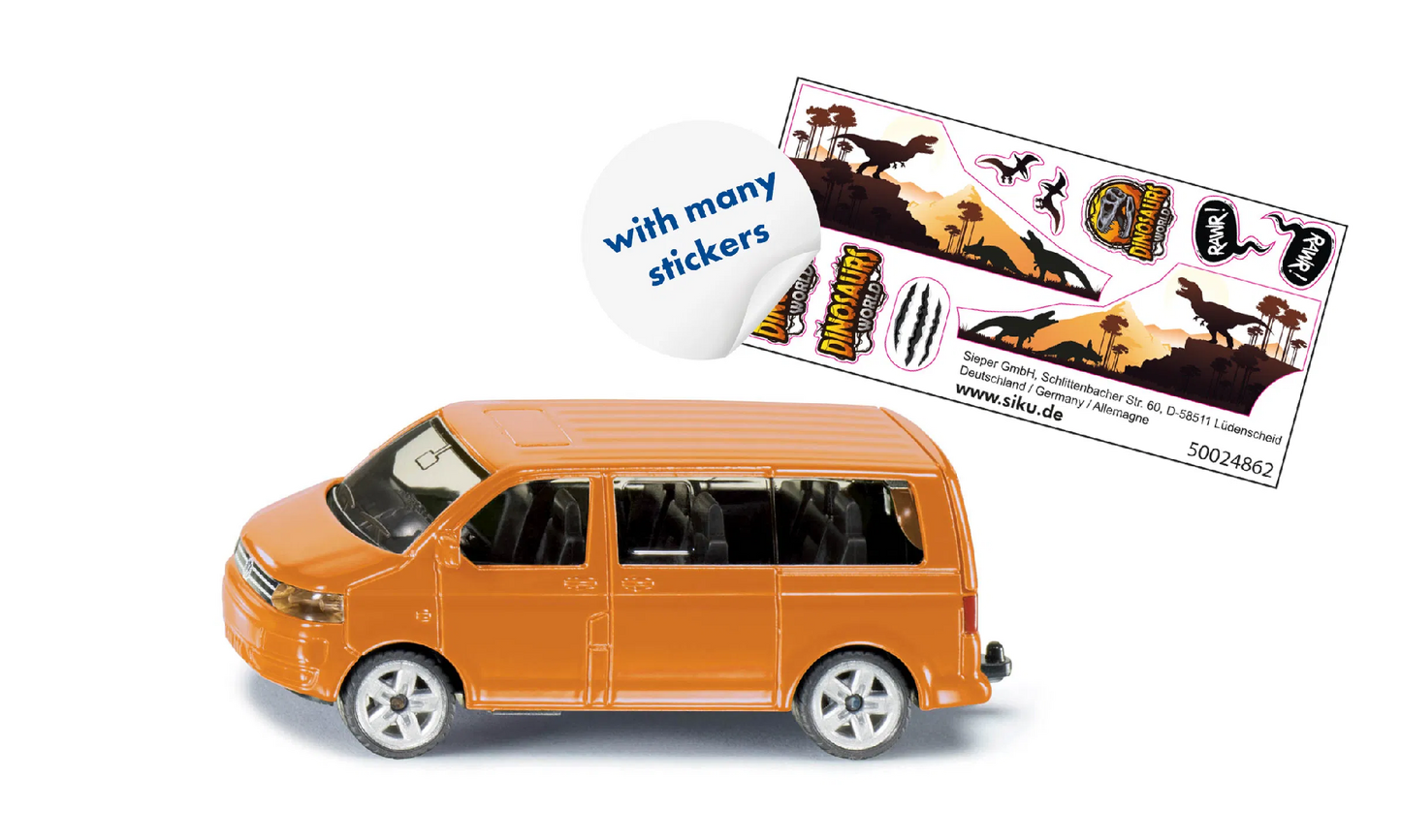 Siku 1070 VW Van with Dinosaur Stickers