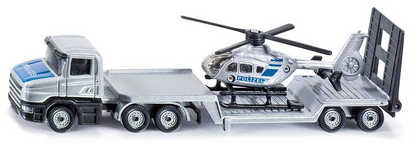 Siku 1610 Low Loader with Helicotper