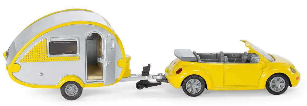 Siku 1629 VW Beetle with Caravan