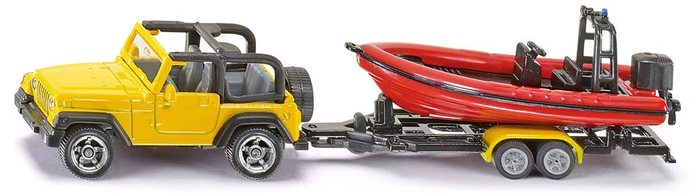 Siku 1658 Jeep With Boat
