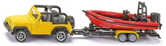 Siku 1658 Jeep With Boat