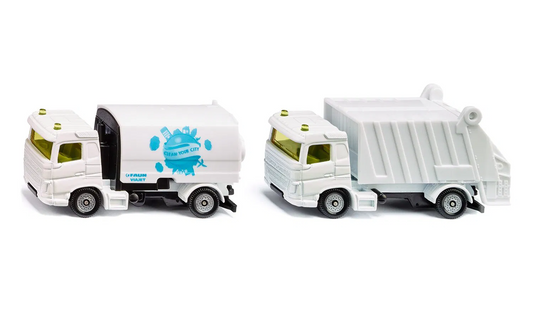 Siku 1687 Municiple Road Sweeper & Garbage Truck