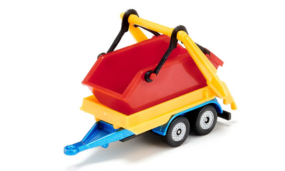 Siku 1695 Truck with 2 Skips & Trailer