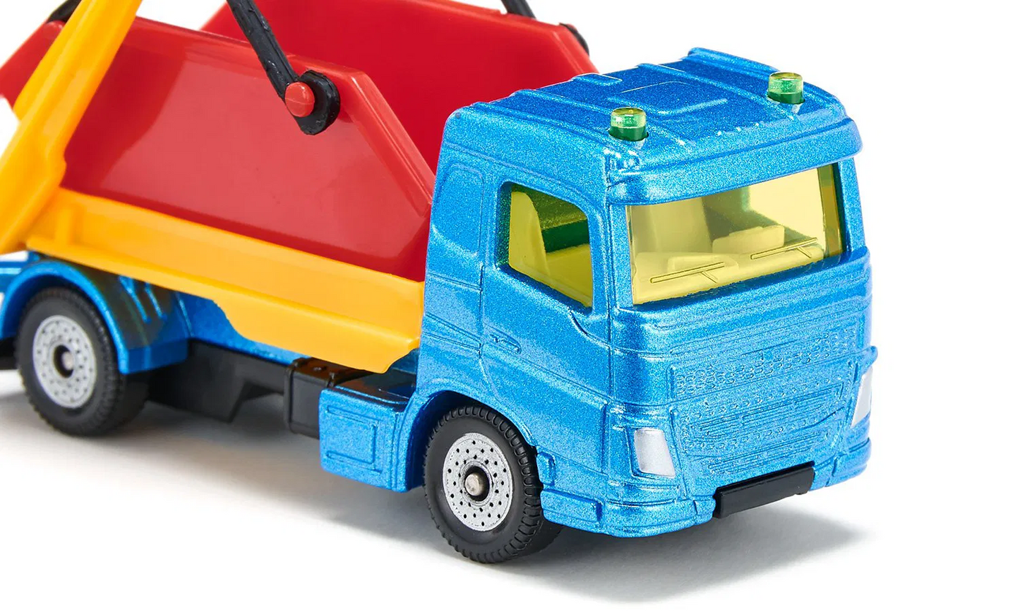 Siku 1695 Truck with 2 Skips & Trailer