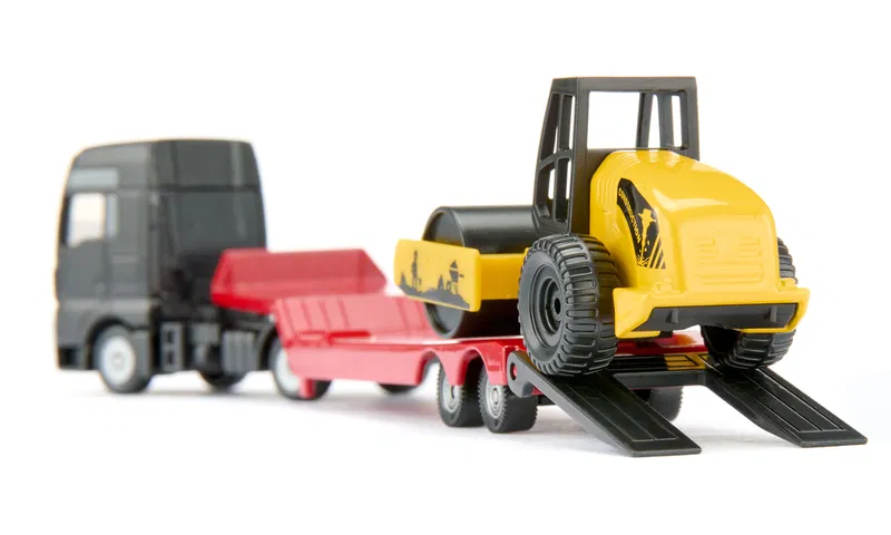 Siku 1760 Man Truck with Trailer and Compactor