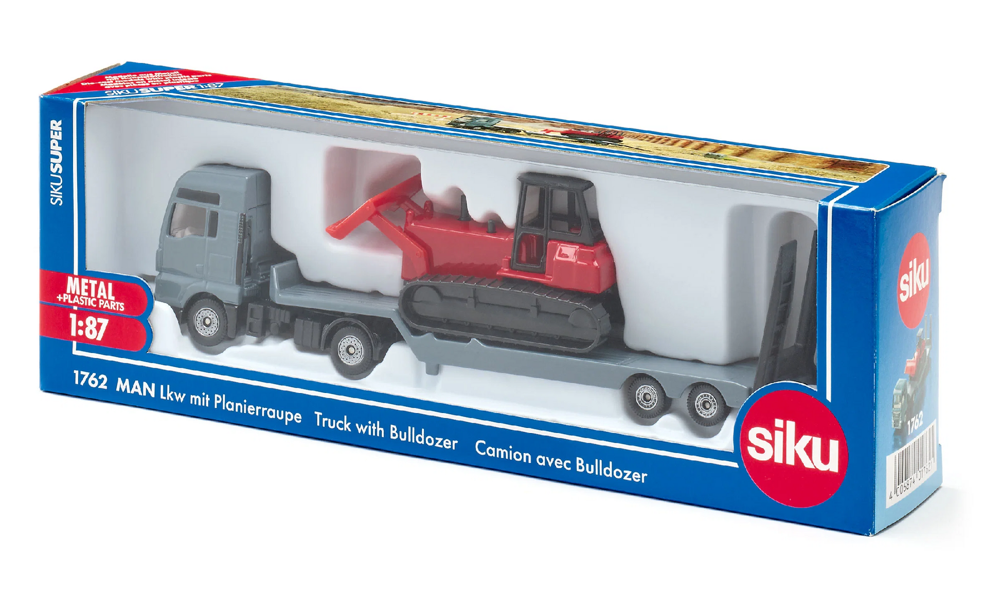 Siku 1762 Man Truck with Bulldozer