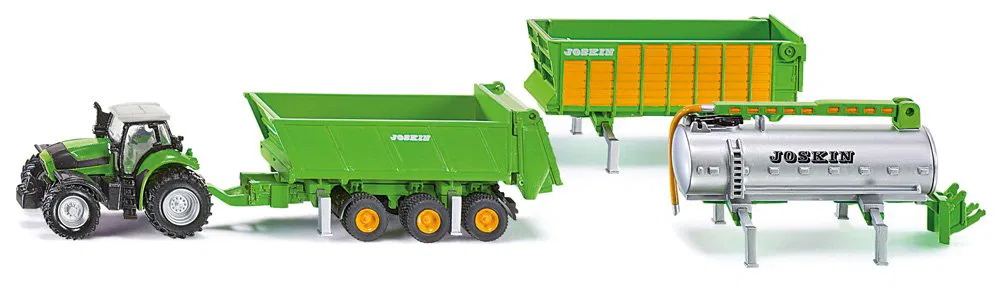Siku 1848 Deutz Fahr with Joskin Trailer Set
