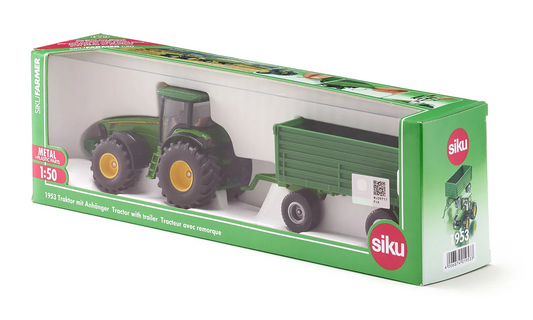 Siku 1953 John Deere Tractor with Trailer