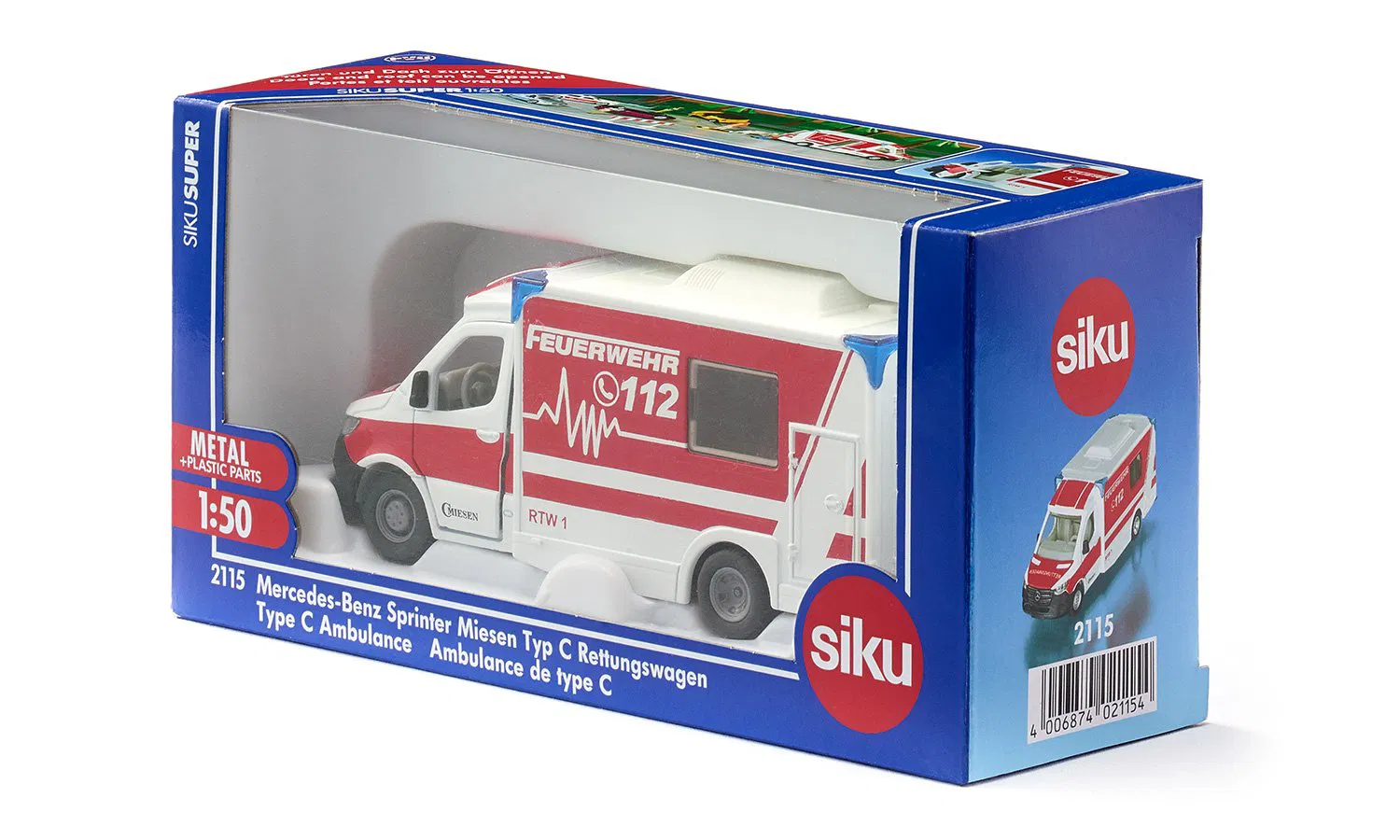 Siku 2115 Mercedes-Benz Sprinter Ambulance