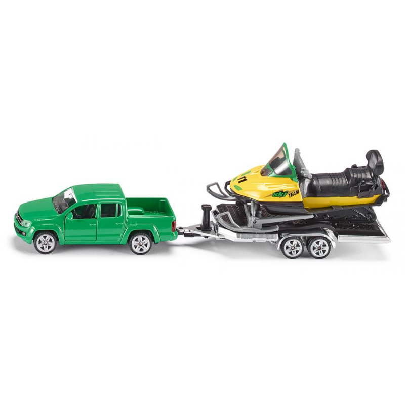 Siku 2548 Car with Trailer & Snowmobile
