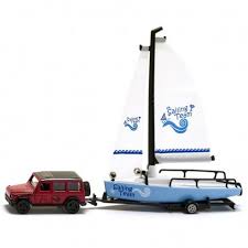 Siku 2564 Mercedes AMG G65 with Trailer and Sailing Boat