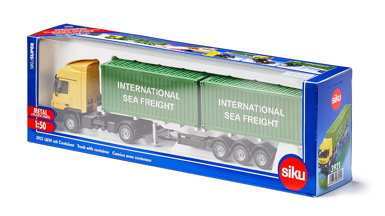 Siku 3921 Mercedes-Benzc Truck with Containers