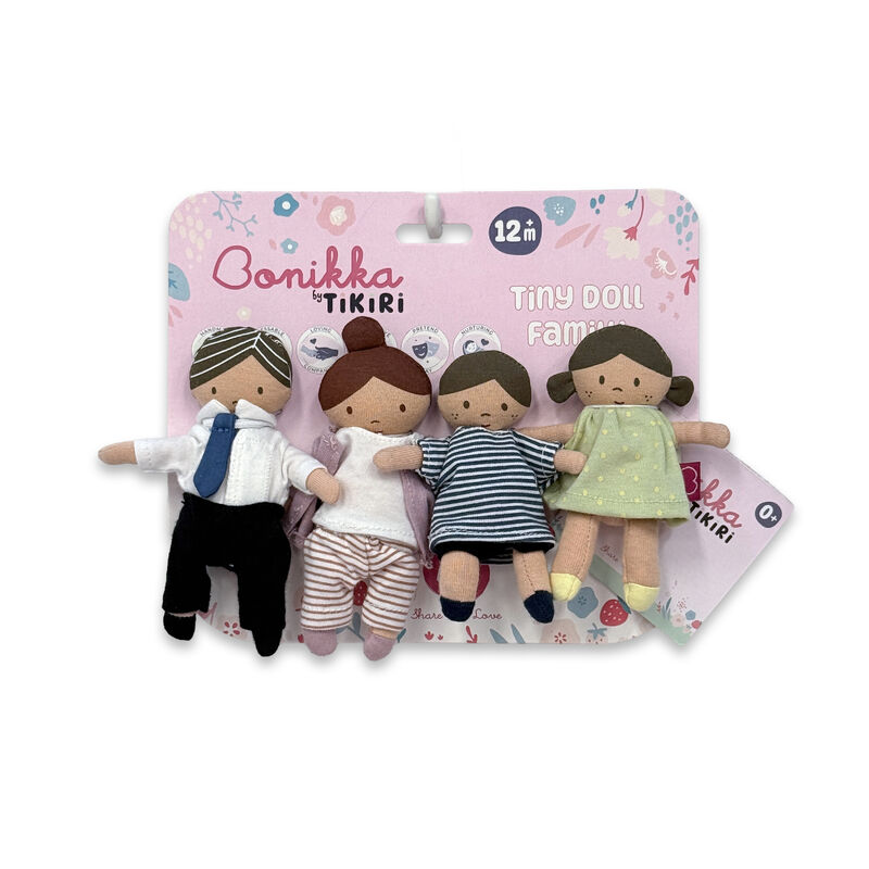 Tiny Doll Family of 4