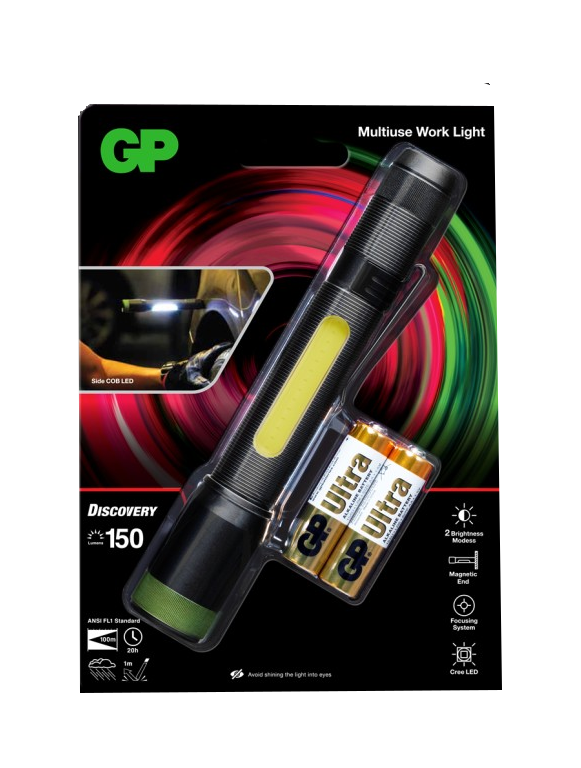 GP Flashlight 150 & 180 Lumens