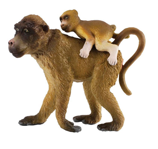 Collecta Baboon Female with Baby