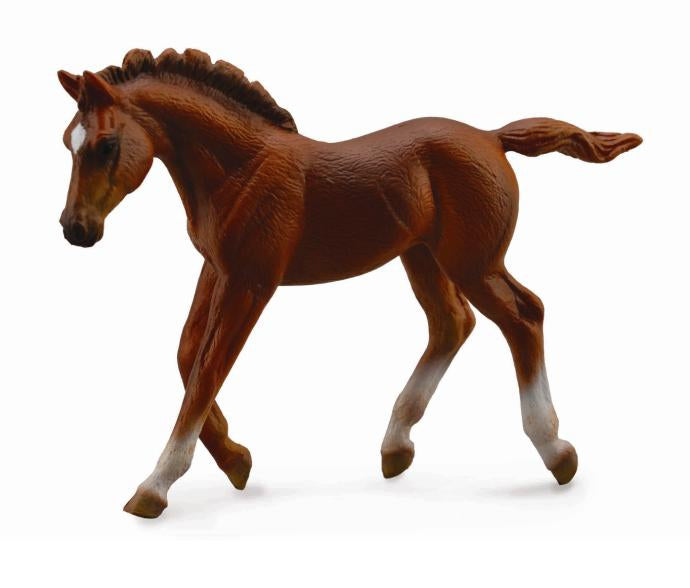 Collecta Thorobred Foal Walking Chestnut