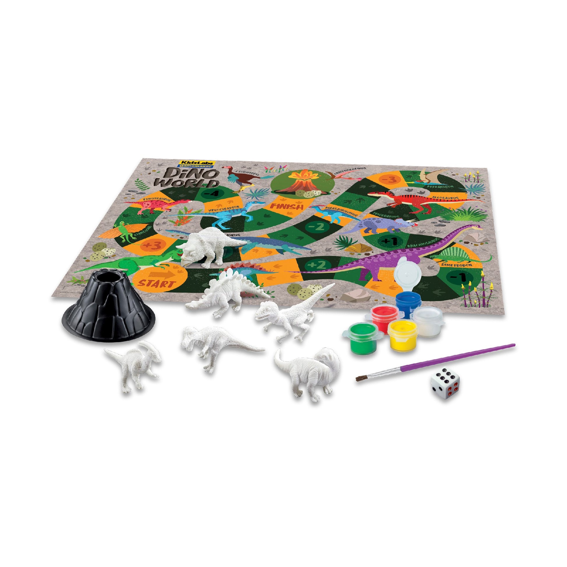 KidzLabs Gamemaker - Dino World Paint and Play