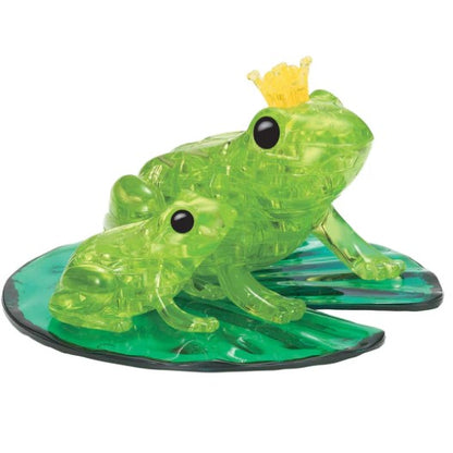 3D Crystal Puzzle Frogs Green