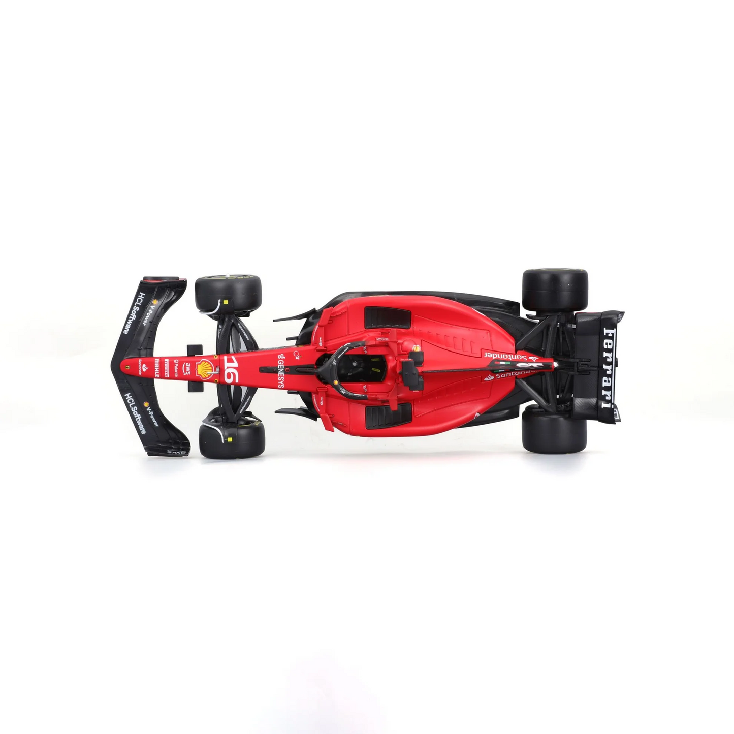 Bburago F1 1:24 with Figurine 2023 Ferrari SF23 with Leclerc #16 Figurine in WB