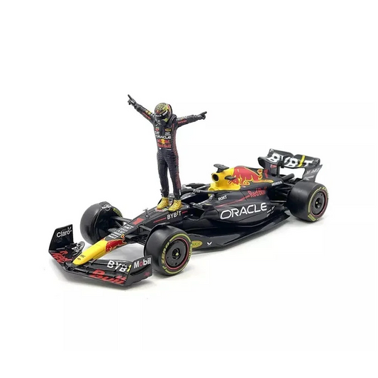 Bburago F1 1:24 with Figurine 2025 Red Bull Racing RB19 with Verstappen #1 Figurine in WB