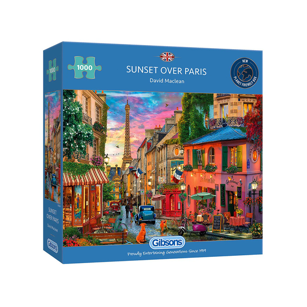 Jigsaw 1000pc Gibsons - Sunset over Paris