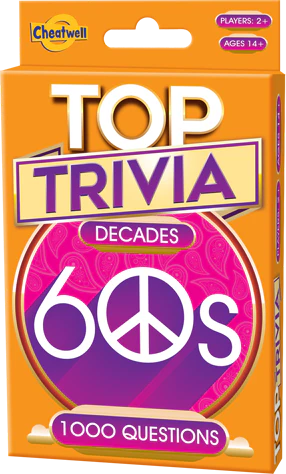 Card Game - Trivia: Decades 60's