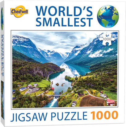 Jigsaw 1000pc Worlds Smallest - Fjords Norway