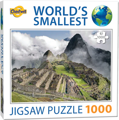 Jigsaw 1000pc Worlds Smallest - Machu PIcchu