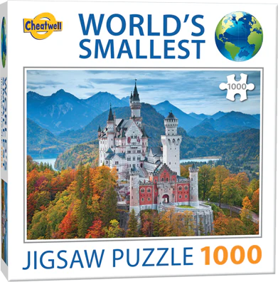 Jigsaw 1000pc Worlds Smallest - Neuschwanstein