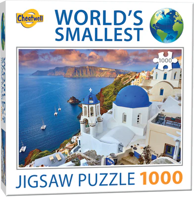 Jigsaw 1000pc Worlds Smallest - Santorini