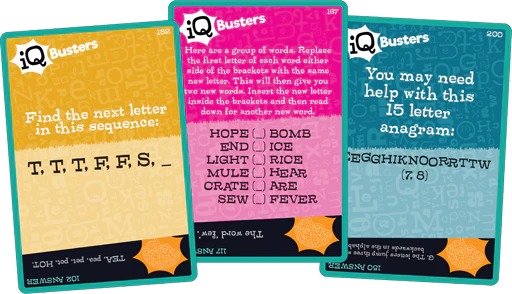 IQ Busters Cards - Word Puzzlers