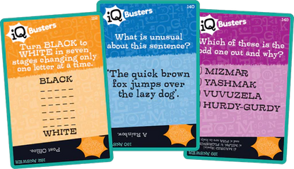 IQ Busters Cards - Word Puzzlers