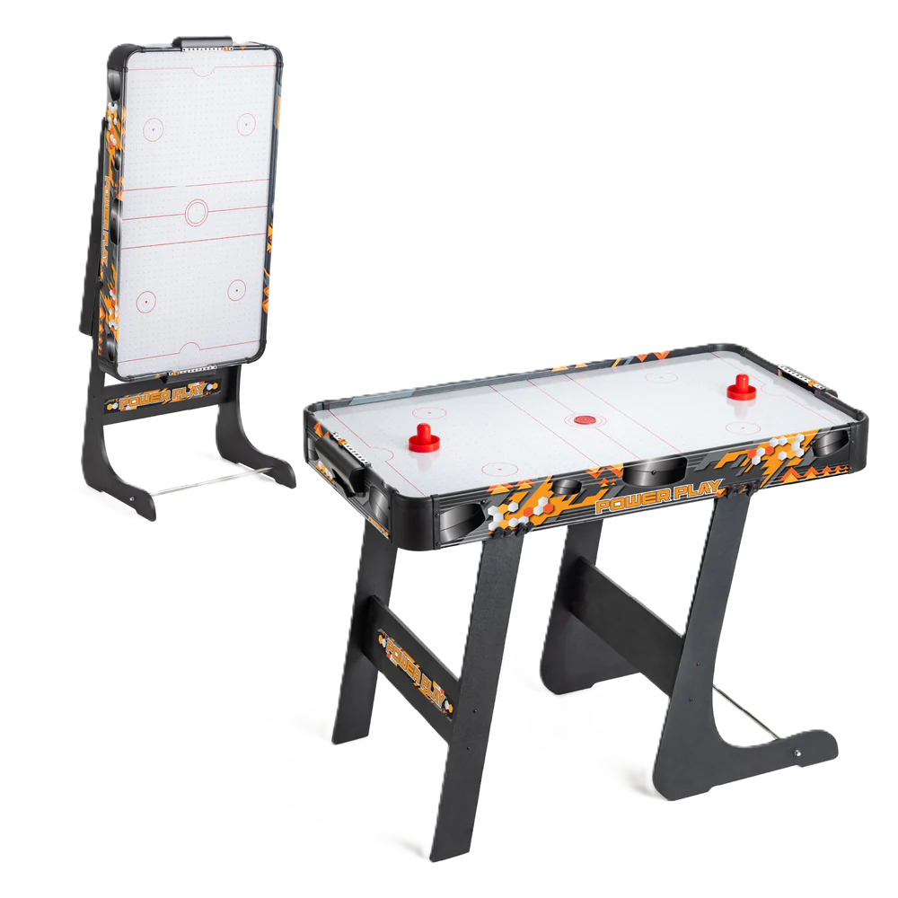 Power Play - 3Ft Air Hockey Table with Folding Legs