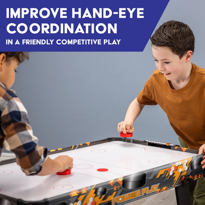 Power Play - 3Ft Air Hockey Table with Folding Legs