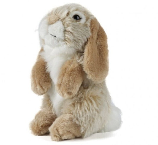 Living Nature - Brown Sitting Lop Eared Rabbit 18cm
