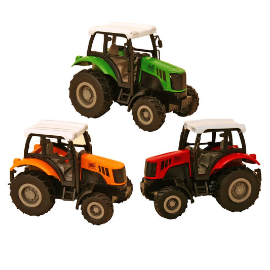 Keycraft - Diecast Pullback Tractor